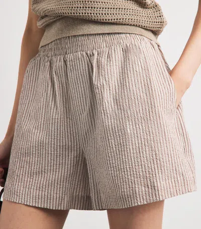 Varley Elastic Waist Pull-on Shorts In Multi