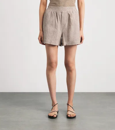 Varley Elastic Waist Pull-on Shorts In Multi