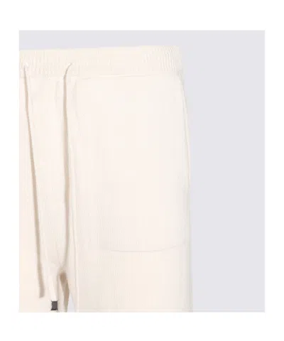 Antonelli Firenze Drawstring Knitted Trousers In Brown
