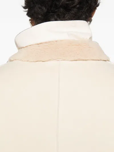 Source Unknown Odera Reversible Shearling Coat In Animal Print