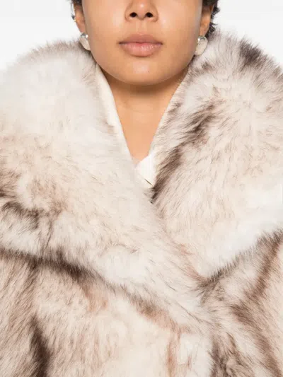 Source Unknown Harper Faux-fur Jacket In Multi