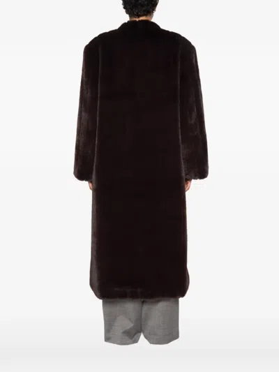 Source Unknown Dhanila Faux-fur Coat In Multi