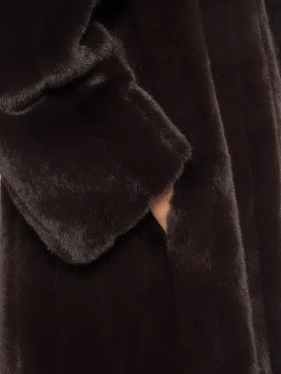 Source Unknown Dhanila Faux-fur Coat In Multi