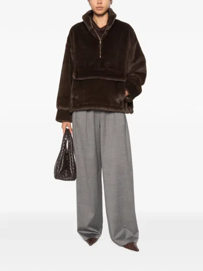 Source Unknown Faux-fur Zvika Jacket In Multi