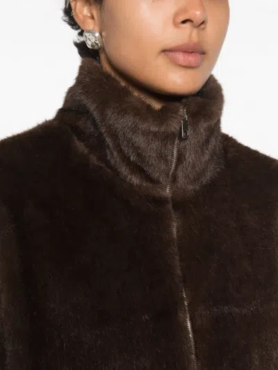 Source Unknown Faux-fur Zvika Jacket In Multi