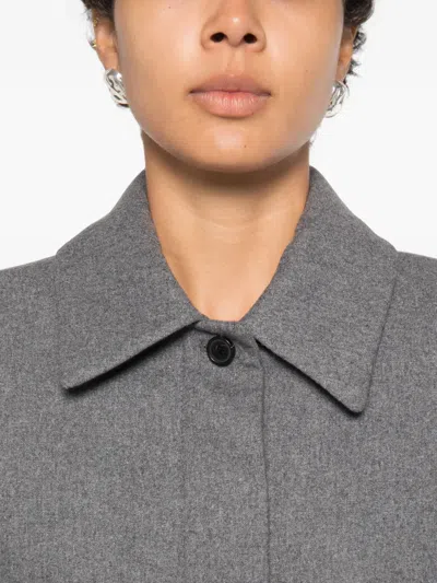 Source Unknown Wool-blend Hourglass Terzo Blazer In Gray