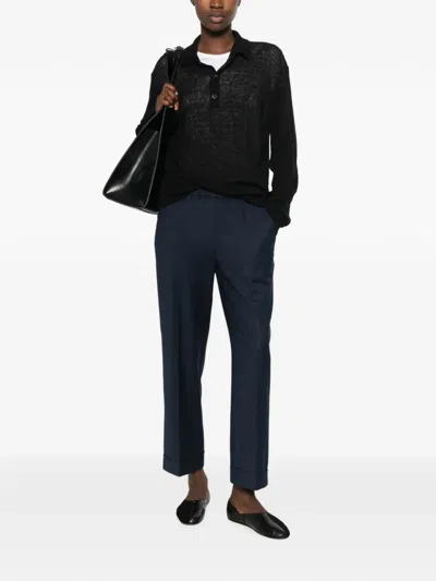 Rosso 35 Elasticated Trousers In Blue
