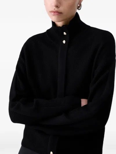 Liu •jo Knit Jacket In Black