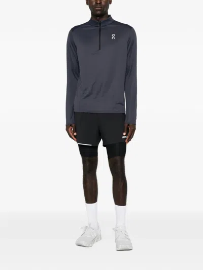 On Core 1/4 Zip Top In Blue