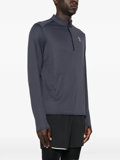 On Core 1/4 Zip Top In Blue