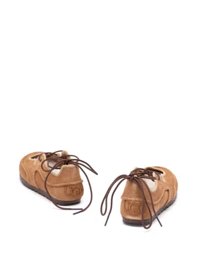 Ugg Quill Ballet Sneakers In Brown