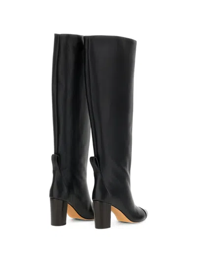 Odissi Cap-toe Pull-on Boots In Black