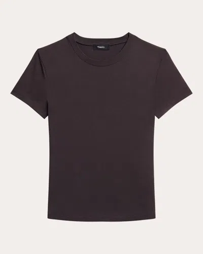 Theory Tiny Tee Cacao In Brown