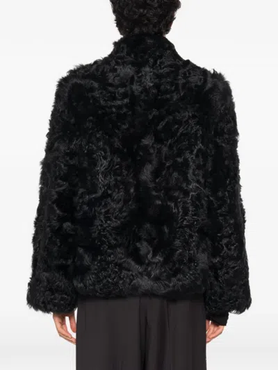 Source Unknown Lyn Long-hair Jacket In Animal Print