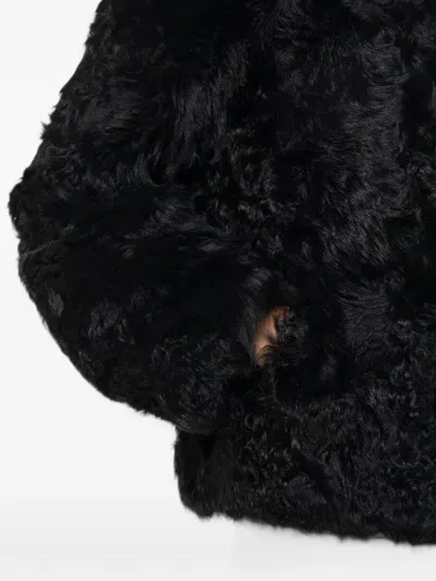 Source Unknown Lyn Long-hair Jacket In Animal Print