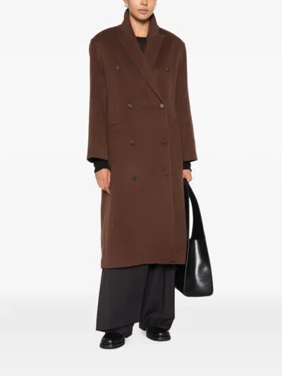Source Unknown Hutton Double-breasted Coat In Multi