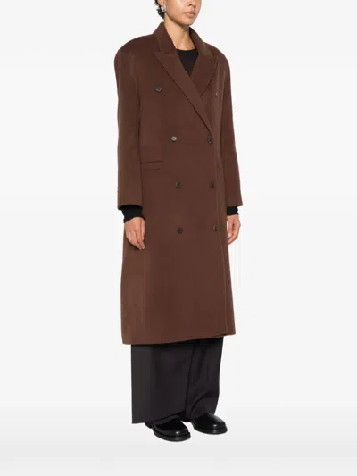 Source Unknown Hutton Double-breasted Coat In Multi