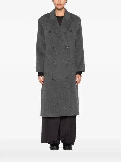 Source Unknown Hutton Double-breasted Coat In Multi