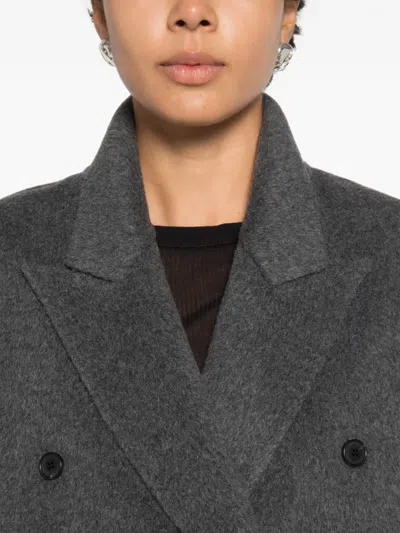 Source Unknown Hutton Double-breasted Coat In Multi