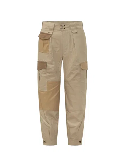 Isabel Marant Étoile Patchwork Cargo Pants In Brown
