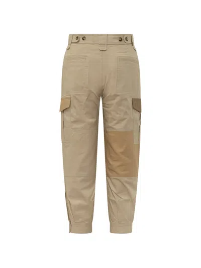 Isabel Marant Étoile Patchwork Cargo Pants In Brown