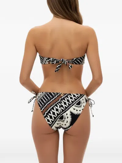 Miss Bikini 레지세노 장식 에스닉 프린트 비키니 탑 In Multi