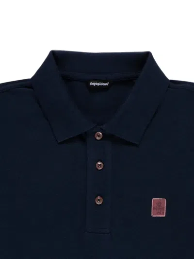 Refrigiwear 뉴 메인 로고 패치 폴로 셔츠 In Blue