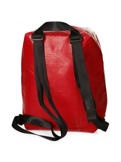 Freitag Walter Logo-patch Backpack In Red