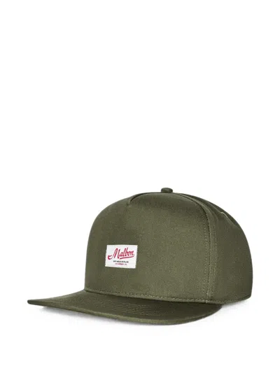 Malbon Benchmark Snapback Cap In Green