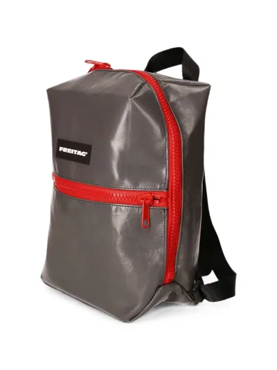 Freitag Walter Logo-patch Backpack In Gray