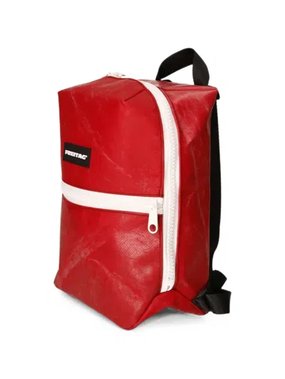 Freitag Walter Logo-patch Backpack In Red