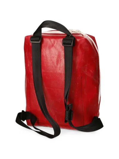 Freitag Walter Logo-patch Backpack In Red