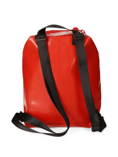 Freitag Walter Logo-patch Backpack In Red
