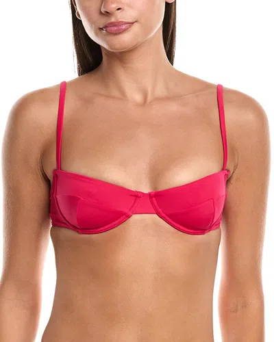 Haight Vintage Bikini Top In Red