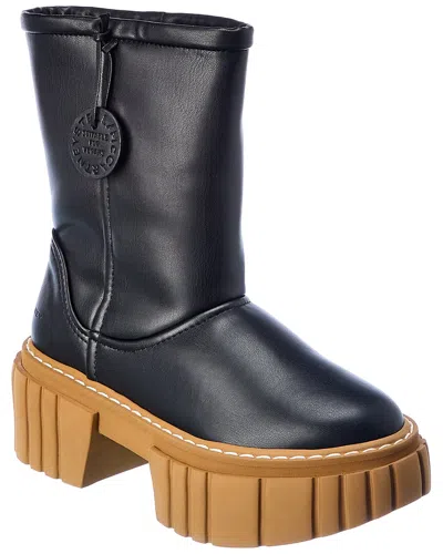 Stella Mccartney Emilie Teddy Platform Boot In Red