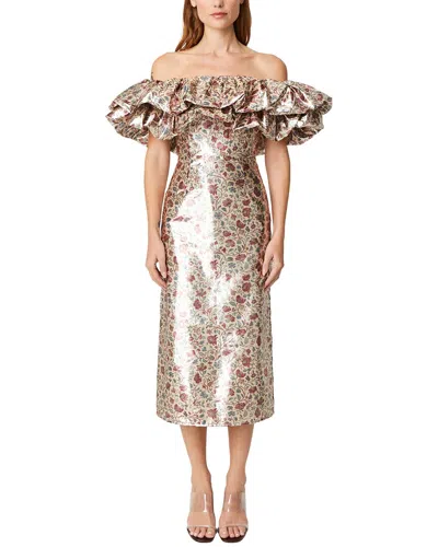 Rhode Viola Top In Crvrm-cream Vichy Rose Mini