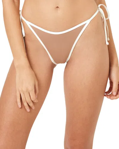 L*space Lspace Pixie Bitsy Bikini Bottoms In Sad-saddle/cream