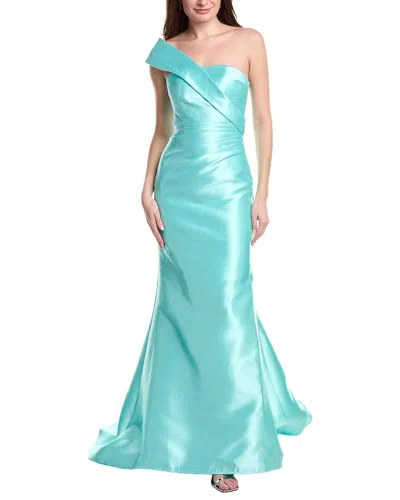 Jovani Solid Gown In Green
