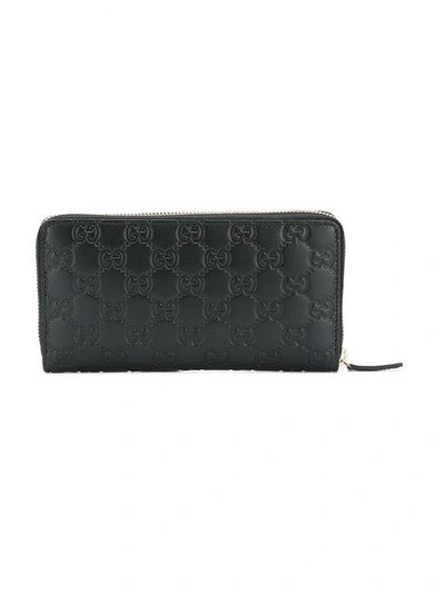 Shop Gucci Bow  Signature Continental Wallet