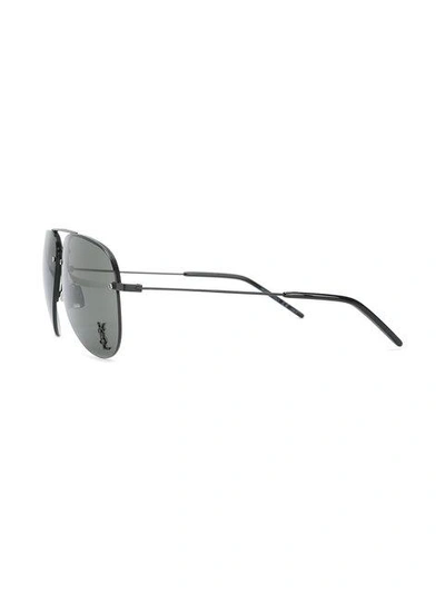 Shop Saint Laurent Classic Aviator Sunglasses