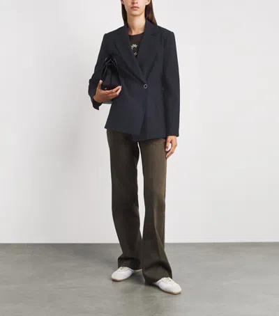 Claudie Pierlot Stripe Blazer In Multi