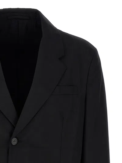 Prada L-blend Single-breasted Jacket In Black