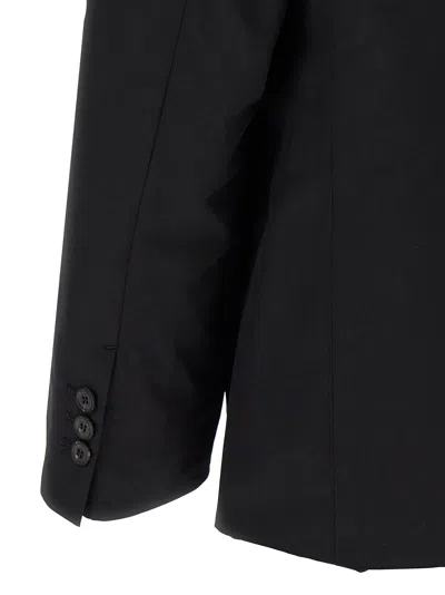 Prada L-blend Single-breasted Jacket In Black