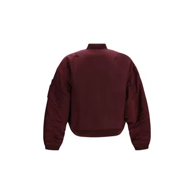 Dsquared2 Bordeaux Nylon Bomber In Bordeaux