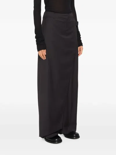 Source Unknown Sissi Wrap-belt Trousers In Black