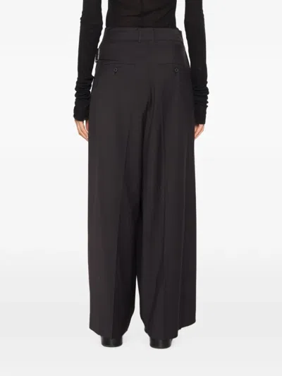 Source Unknown Sissi Wrap-belt Trousers In Black