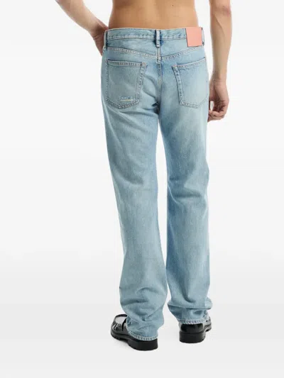 Acne Studios Distressed Jeans In Blue