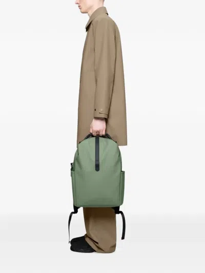 Rains Clip Front Backpack In Green