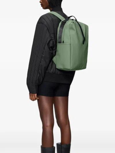 Rains Clip Front Backpack In Green