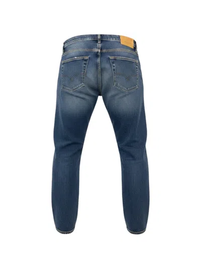 Michael Coal Stone-washed Five-pocket Jeans In Blue
